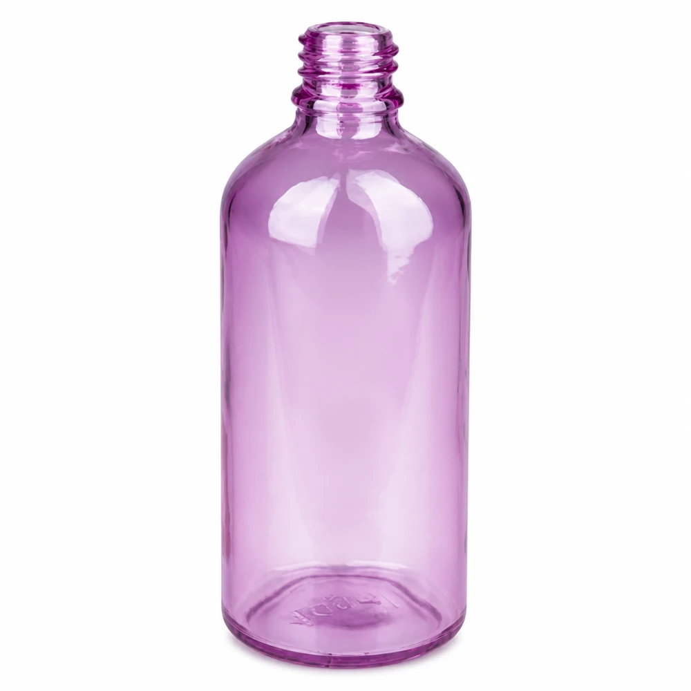 100ml lahvička s rozprašovačem bílá/průhledná Standard PurpleLine UT18/100 Hochwertige Glas Sprühflasche 100ml in Lila für professionelle Kosmetik Herstellung