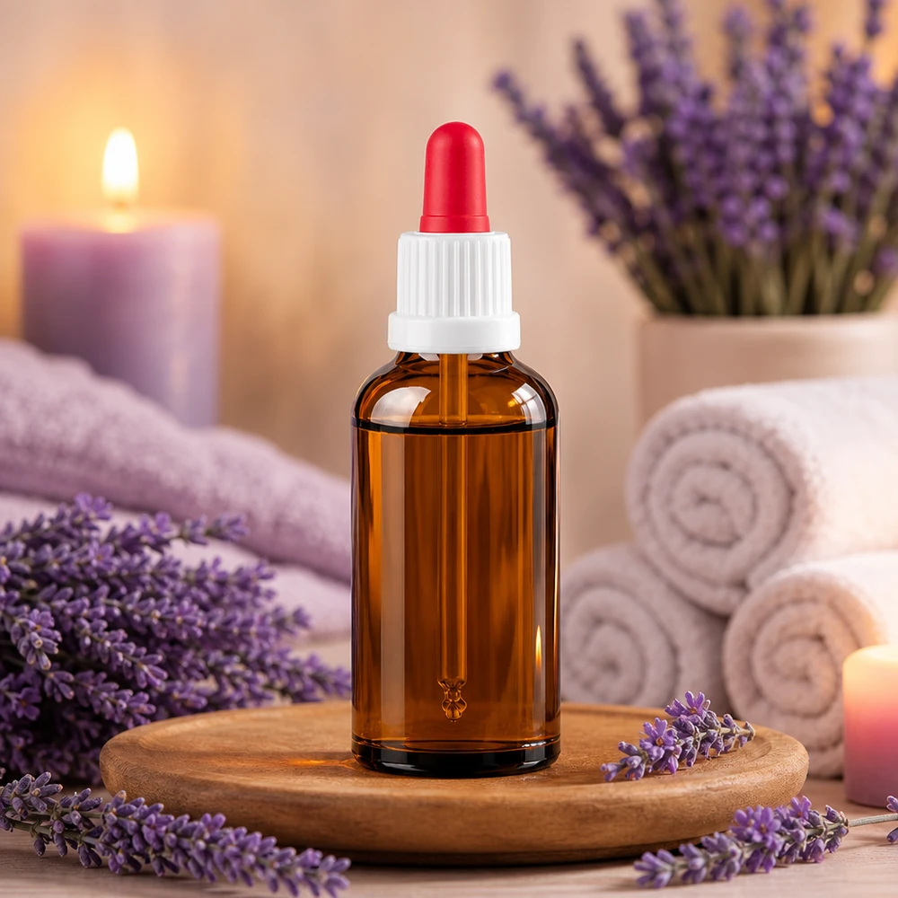 50ml pipetovací láhev bílá/červený uzávěr s ochranou proti manipulaci BrownLine UT18/50 Braune Laborflasche 50ml mit kindersicherem weißem Verschluss für sichere Lagerung