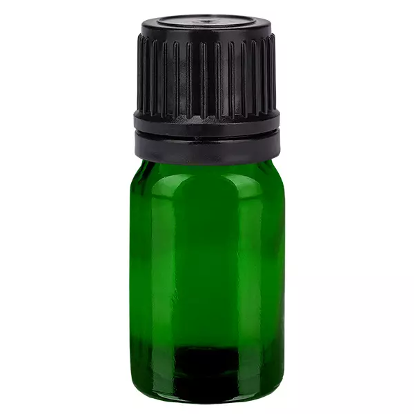 5ml láhev 11mm šroubovací uzávěr černý tamper evidentní uzávěr GreenLine UT18/5