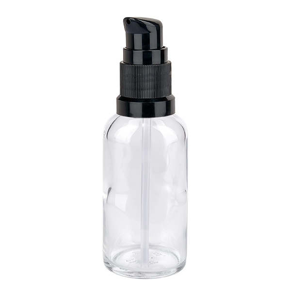 50ml lahvička s pumpičkou černá standardní uzávěr ClearLine UT18/50 50ml lahvička s pumpičkou černá standardní uzávěr ClearLine UT18/50