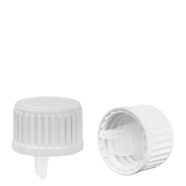 Kapátko 0,9 mm bílé 18mm standardní Kapátko 0,9 mm bílé 18mm standardní