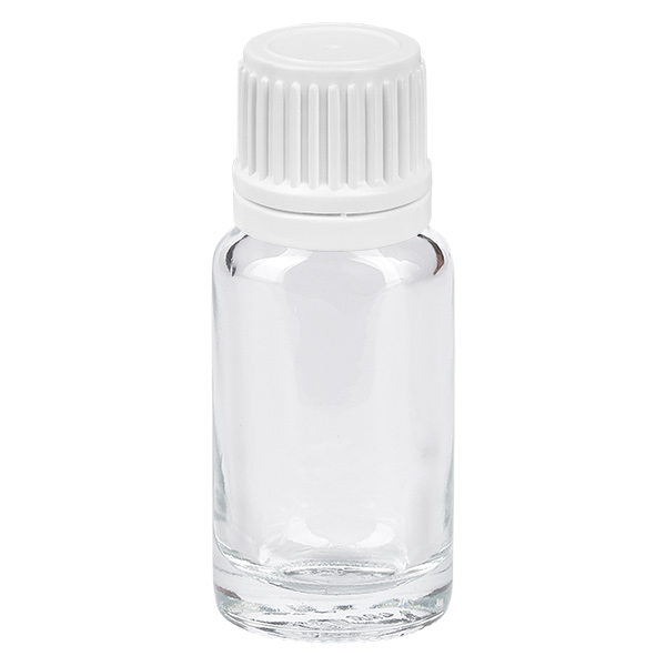 10ml lahvička s kapátkem 0,7mm bílá s tamper-evidentním uzávěrem ClearLine UT18/10 10ml lahvička s kapátkem 0,7mm bílá s tamper-evidentním uzávěrem ClearLine UT18/10