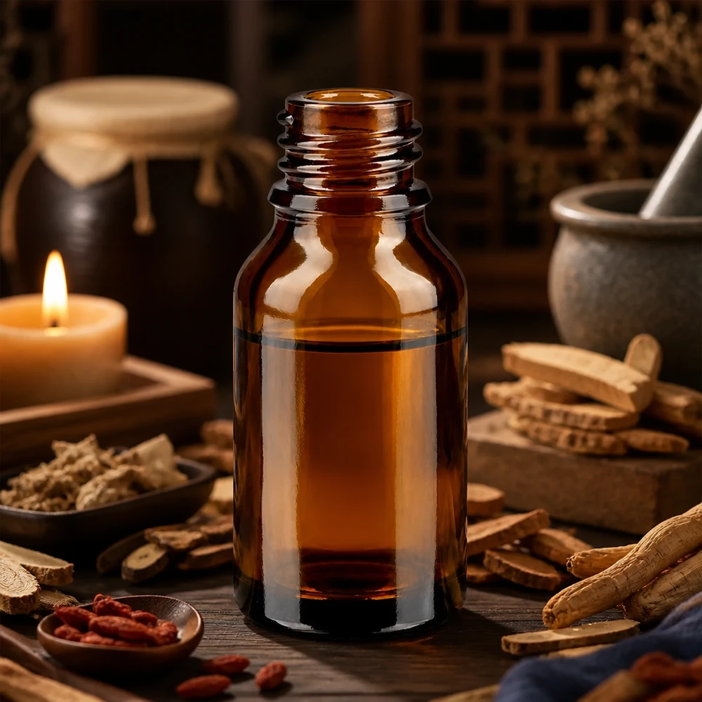 Kapací lahvička 15 ml DIN 18 z jantarového skla Braune 15ml ApoGlas Flasche mit glatter Oberfläche ideal für Etikettierung und Beschriftung