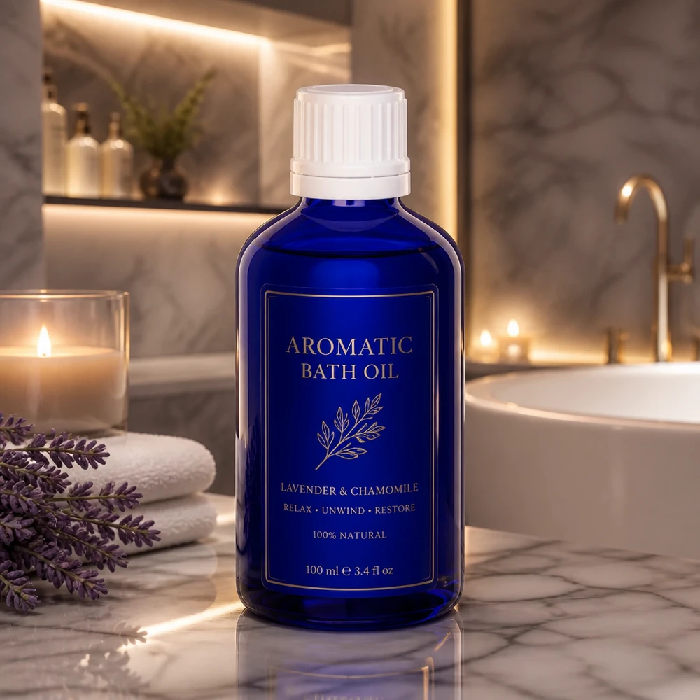 Lékárenská láhev modrá 100ml kapací uzávěr 1,2mm bílý uzávěr prokazatelný proti manipulaci. Hochwertige Apotheker-Tropfflasche in Blau 100ml mit weißem OV-Verschluss und feinem Dosiereinsatz