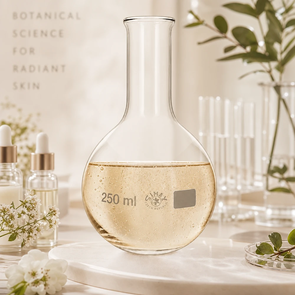 Baňka s úzkým hrdlem 250ml Wissenschaftlicher Glaskolben 250ml mit schmalem Hals für präzise Volumenmessungen