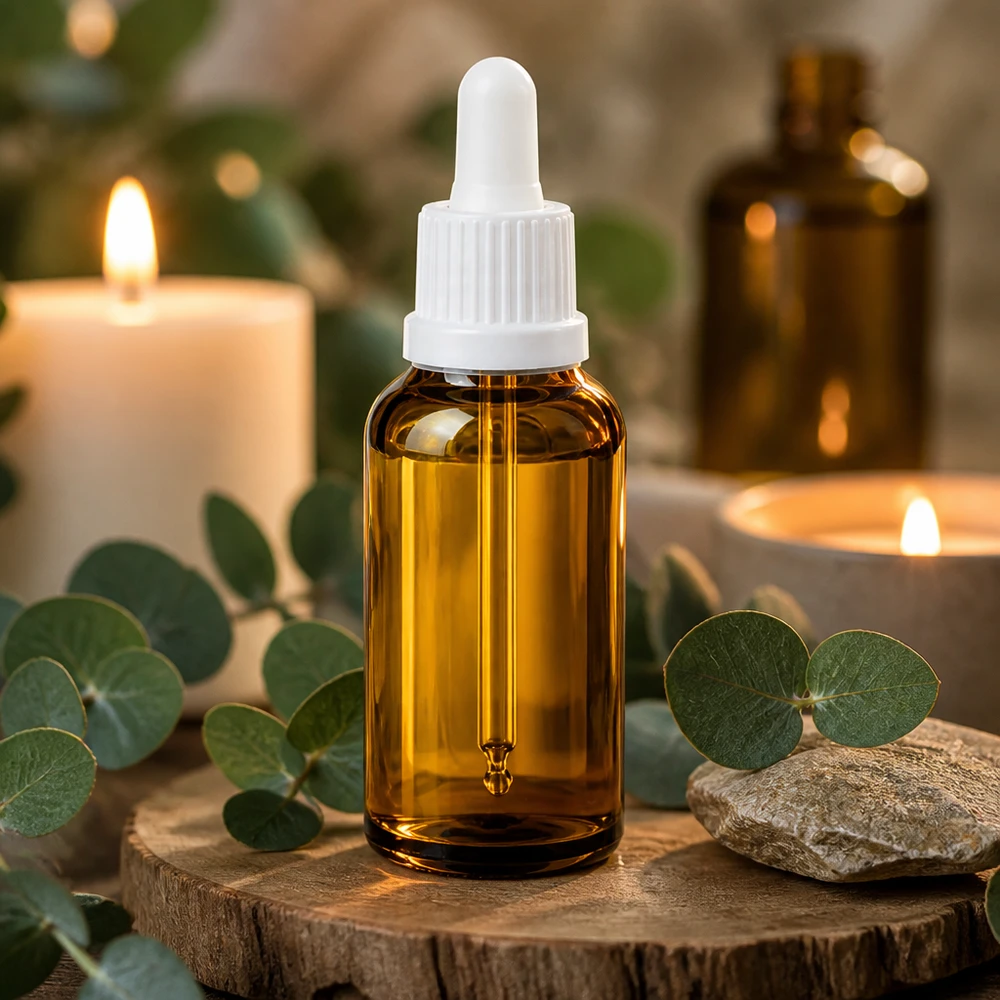 30ml pipetovací láhev bílá se zajištěným uzávěrem BrownLine UT18/30 Lichtgeschützte 30ml Glasflasche mit ergonomischem Tropfer für einfache Handhabung