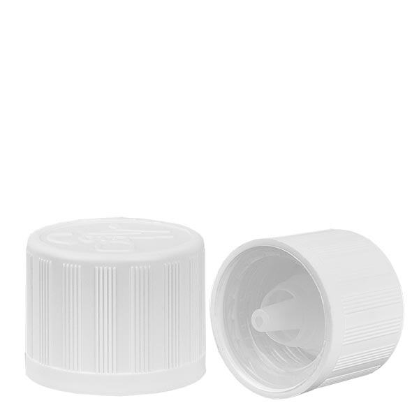 Kapátko bílé 18mm standardní odolné proti dětem Kapátko bílé 18mm standardní odolné proti dětem