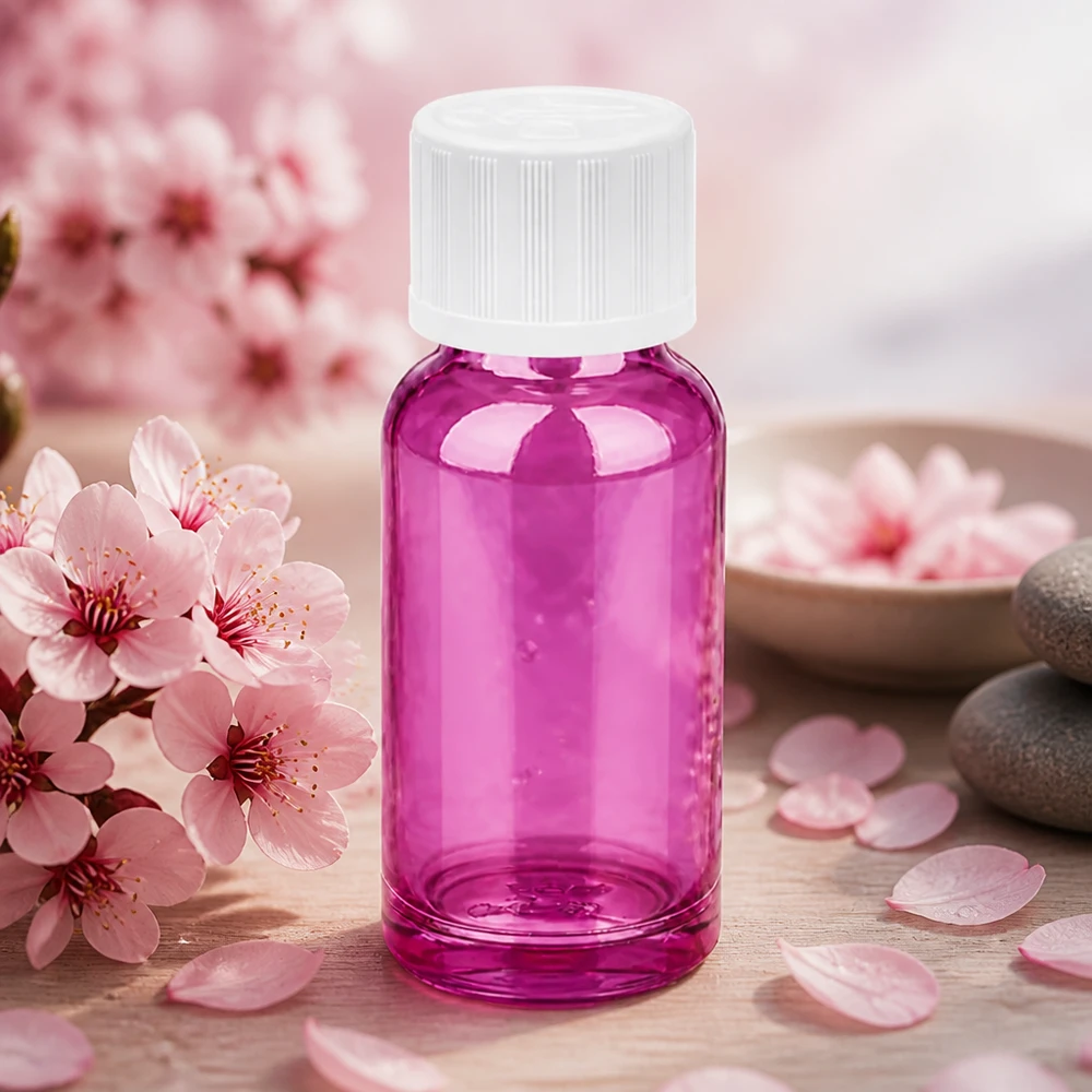 Ergonomische 20ml Tropfflasche Purple mit optimaler Griffigkeit für den täglichen Gebrauch