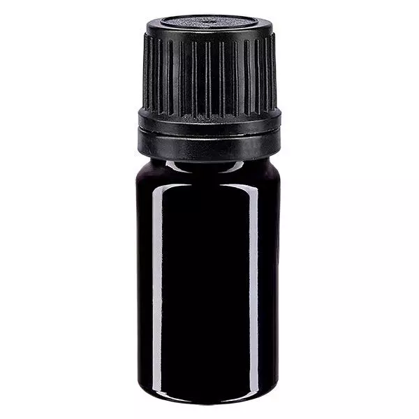 Lékárenská láhev fialová 5ml kapátko nalévací kroužek 1mm černý tamper evidentní uzávěr. Lékárenská láhev fialová 5ml kapátko nalévací kroužek 1mm černý tamper evidentní uzávěr.