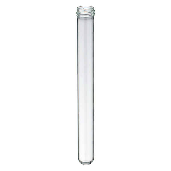 Kultivační zkumavka, čirá, se závitem GL18, 160x16 mm, vyrobená z KS skla. Kultivační zkumavka, čirá, se závitem GL18, 160x16 mm, vyrobená z KS skla.