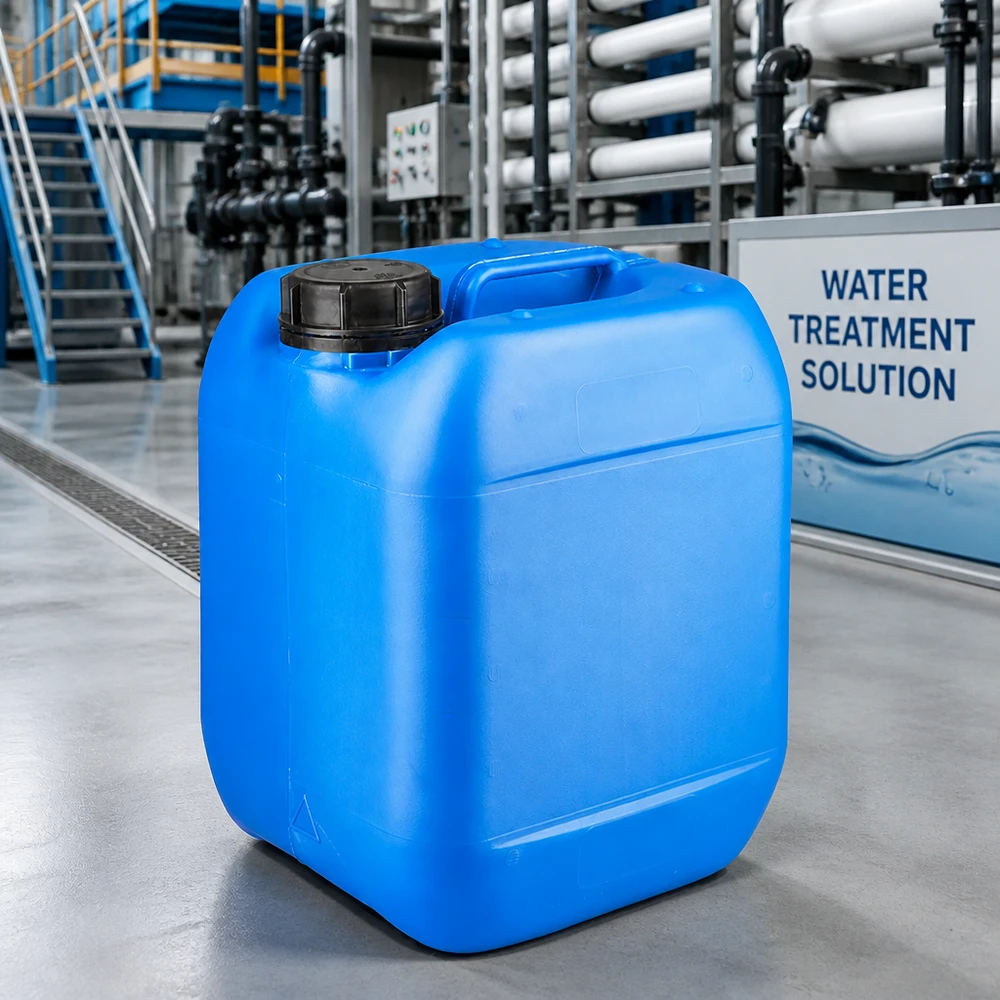 Robuster Transportkanister 5 Liter blau mit OV Schraubverschluss für industriellen Einsatz