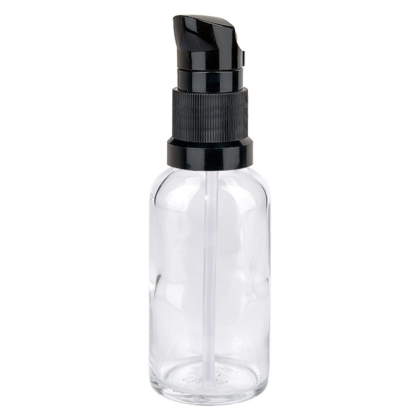 50ml lahvička s pumpičkou černá standardní uzávěr ClearLine UT18/50 50ml lahvička s pumpičkou černá standardní uzávěr ClearLine UT18/50