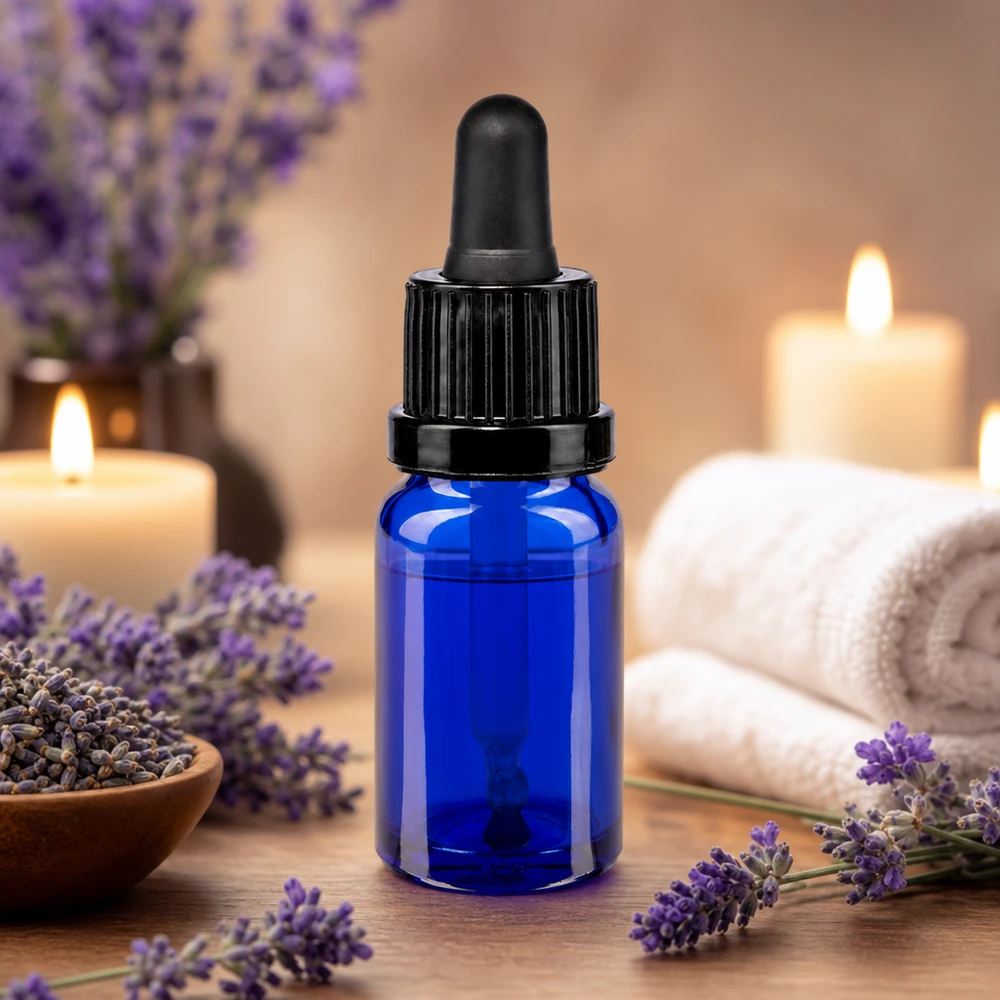 10ml pipetovací lahvička černá s uzávěrem odolným proti manipulaci BlueLine UT18/10