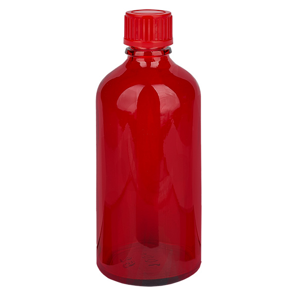100ml láhev 11mm šroubovací uzávěr červená standard RedLine UT18/100 100ml láhev 11mm šroubovací uzávěr červená standard RedLine UT18/100
