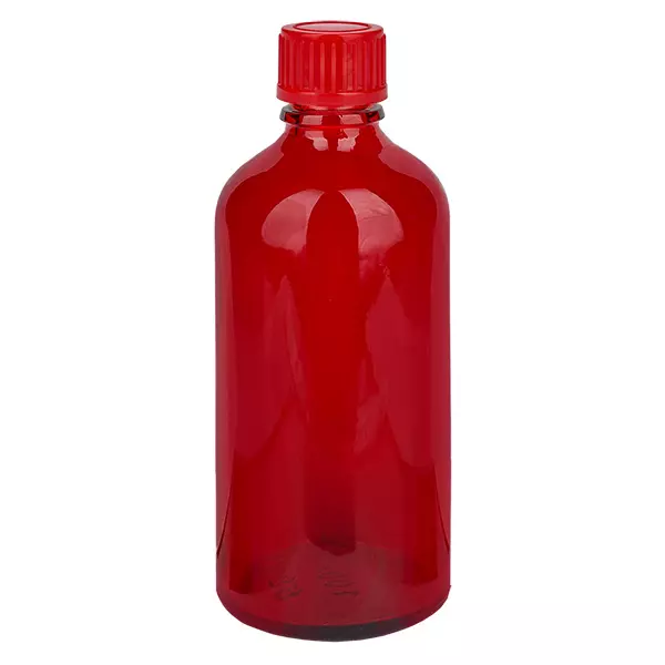 100ml láhev 11mm šroubovací uzávěr červená standard RedLine UT18/100