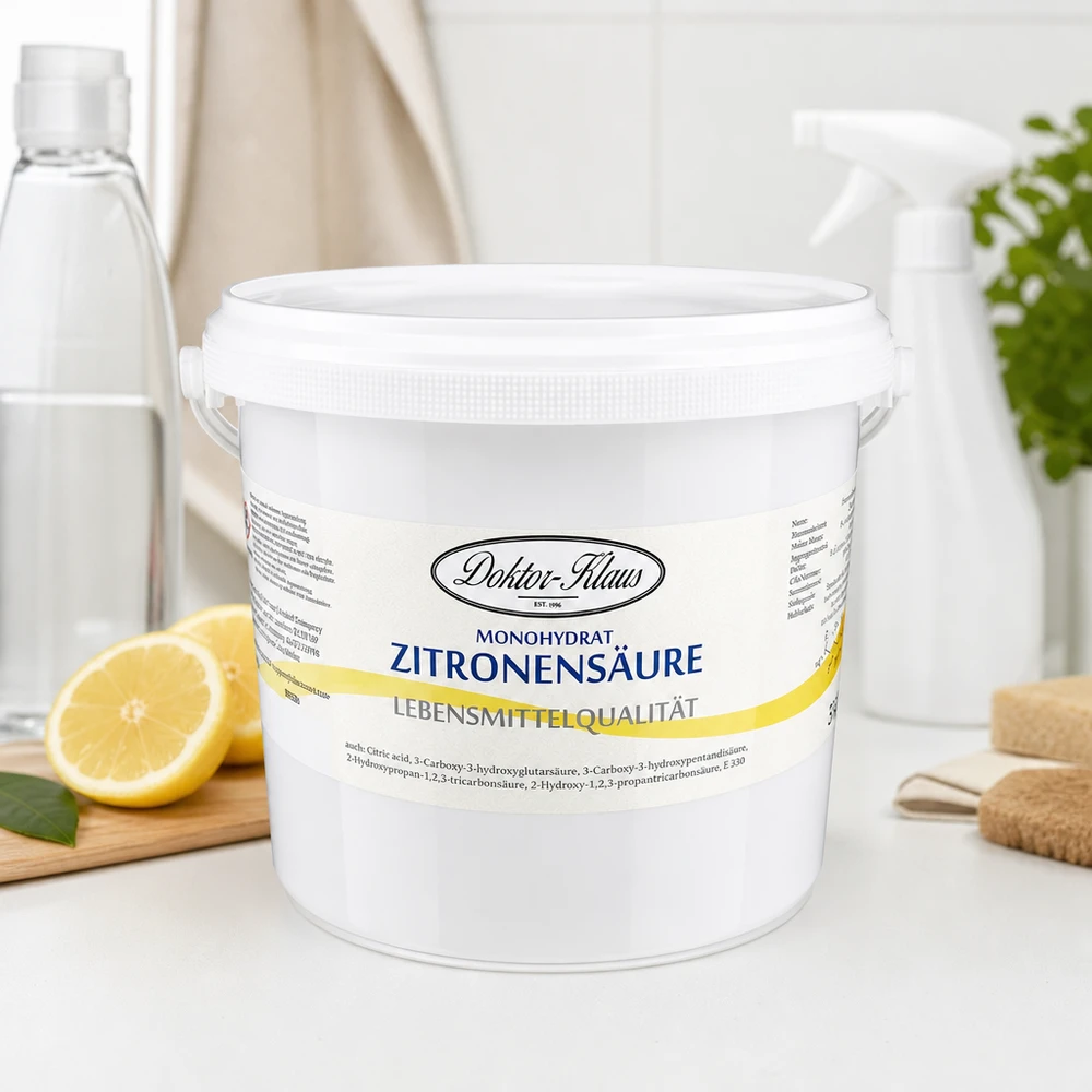 Kyselina citronová 5kg Doktor-Klaus Doktor-Klaus Zitronensäure 5kg Vorratspackung für Bad WC Dusche und Armaturenpflege