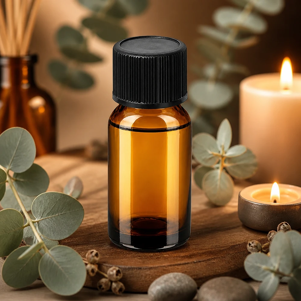 10ml lahvička s kapátkem 1mm černá standardní uzávěr BrownLine UT18/10 Handliche 10ml Braunglasflasche mit Tropfverschluss für mobile Anwendung unterwegs