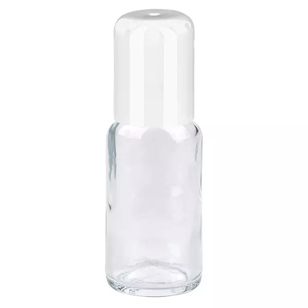 20ml roll-on lahvička bílá standardní uzávěr ClearLine UT18/20