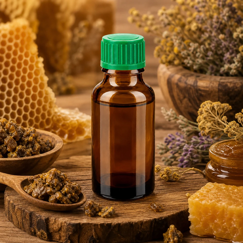Handliche 20ml Tropfflasche mit grünem UT18/20 Gewinde für sichere Aufbewahrung von Ölen