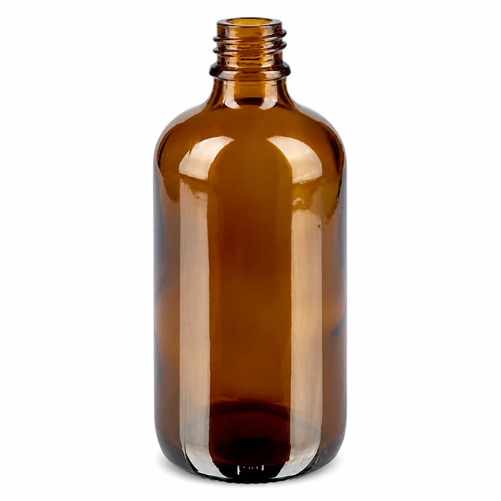 100ml kapátko lahvička 1mm černá tamper-evident uzávěr BrownLine UT18/100 Hochwertige 100ml Glasflasche braun mit 1mm Tropföffnung für exakte Portionierung