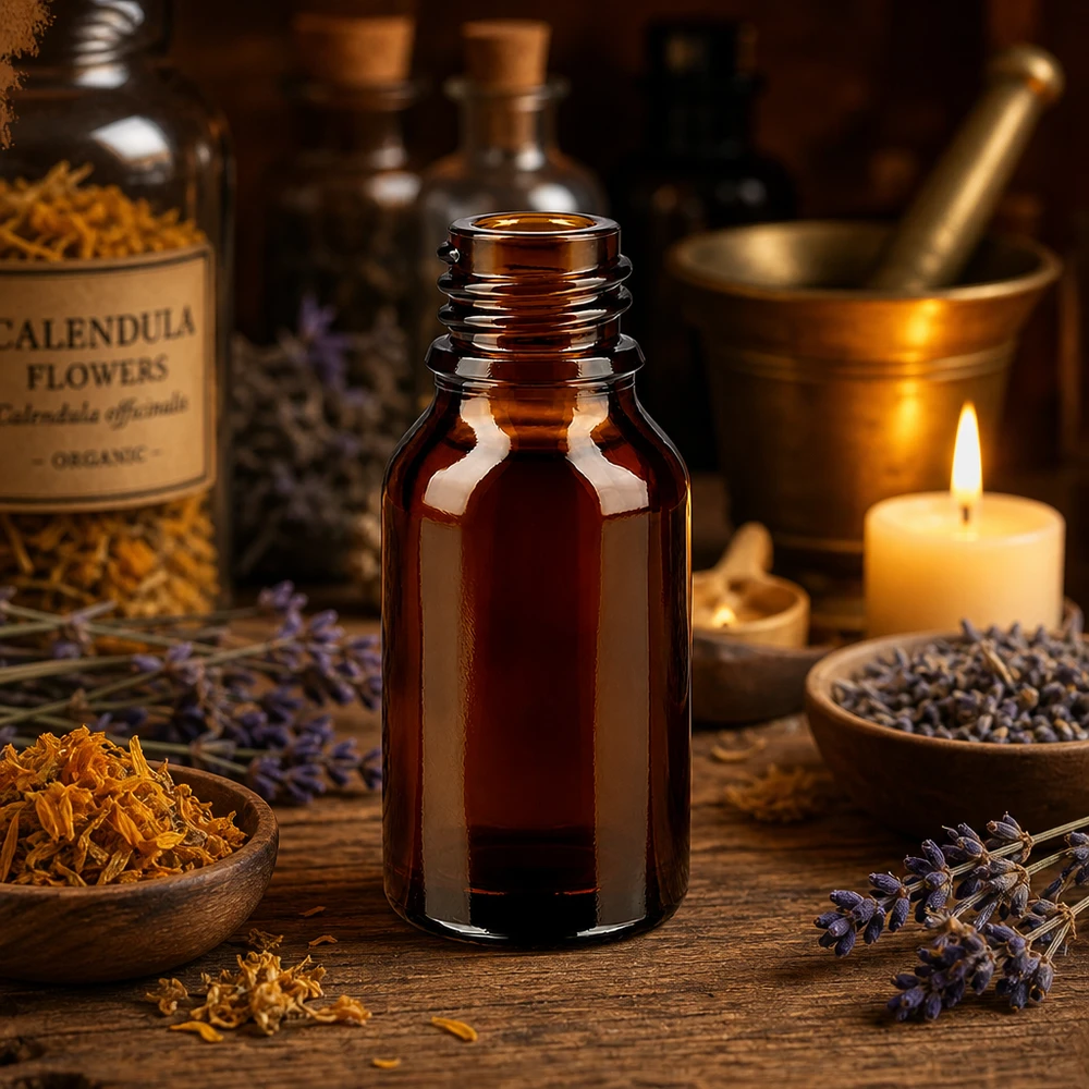 Kapací láhev 30 ml z jantarového skla DIN 18 HOHE FORM Klassische 30ml Apothekerflasche braun - zeitloses Design trifft moderne Glasqualität