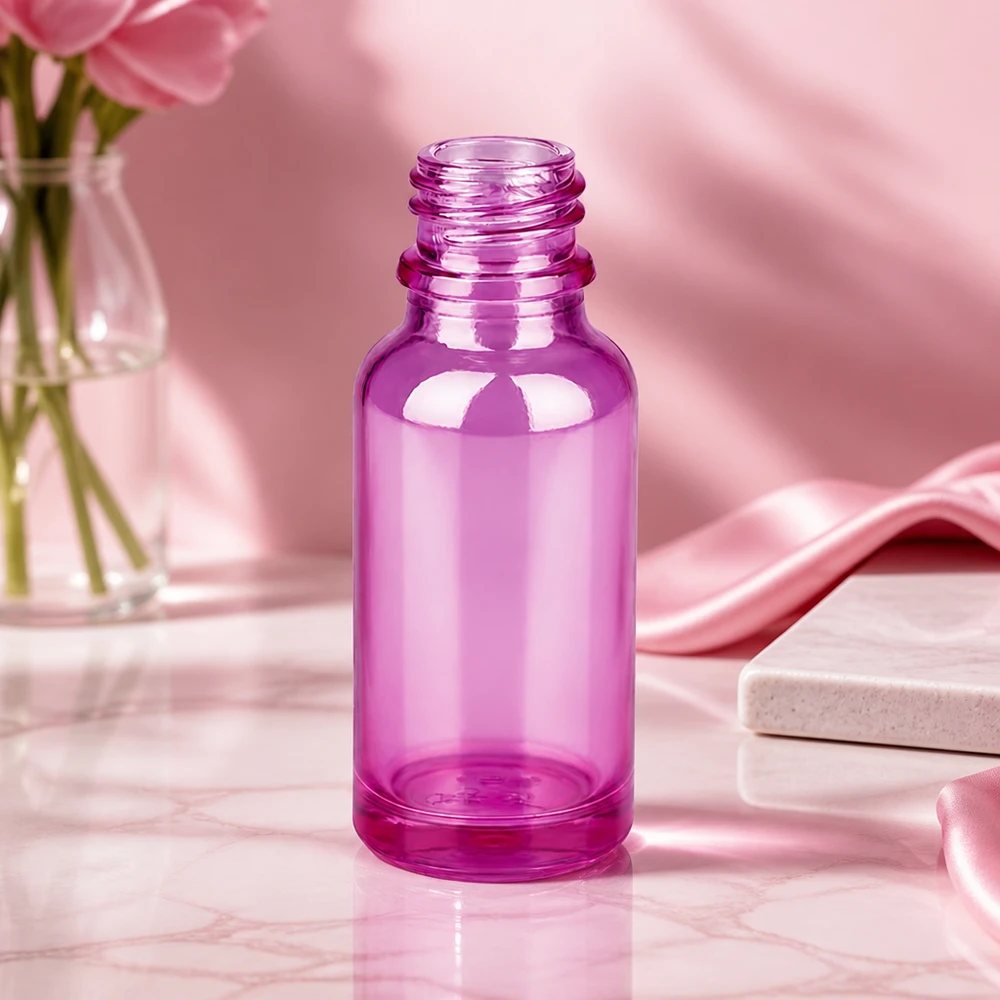 Stylische 20ml Glasflasche PurpleLine UNiTWIST UT18/20 in Violett für professionelle Anwendungen