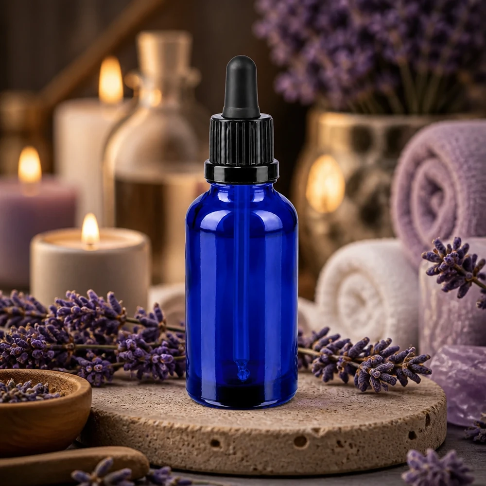 30ml Glasflasche mit ergonomischem Pipettenverschluss für Laboranwendungen