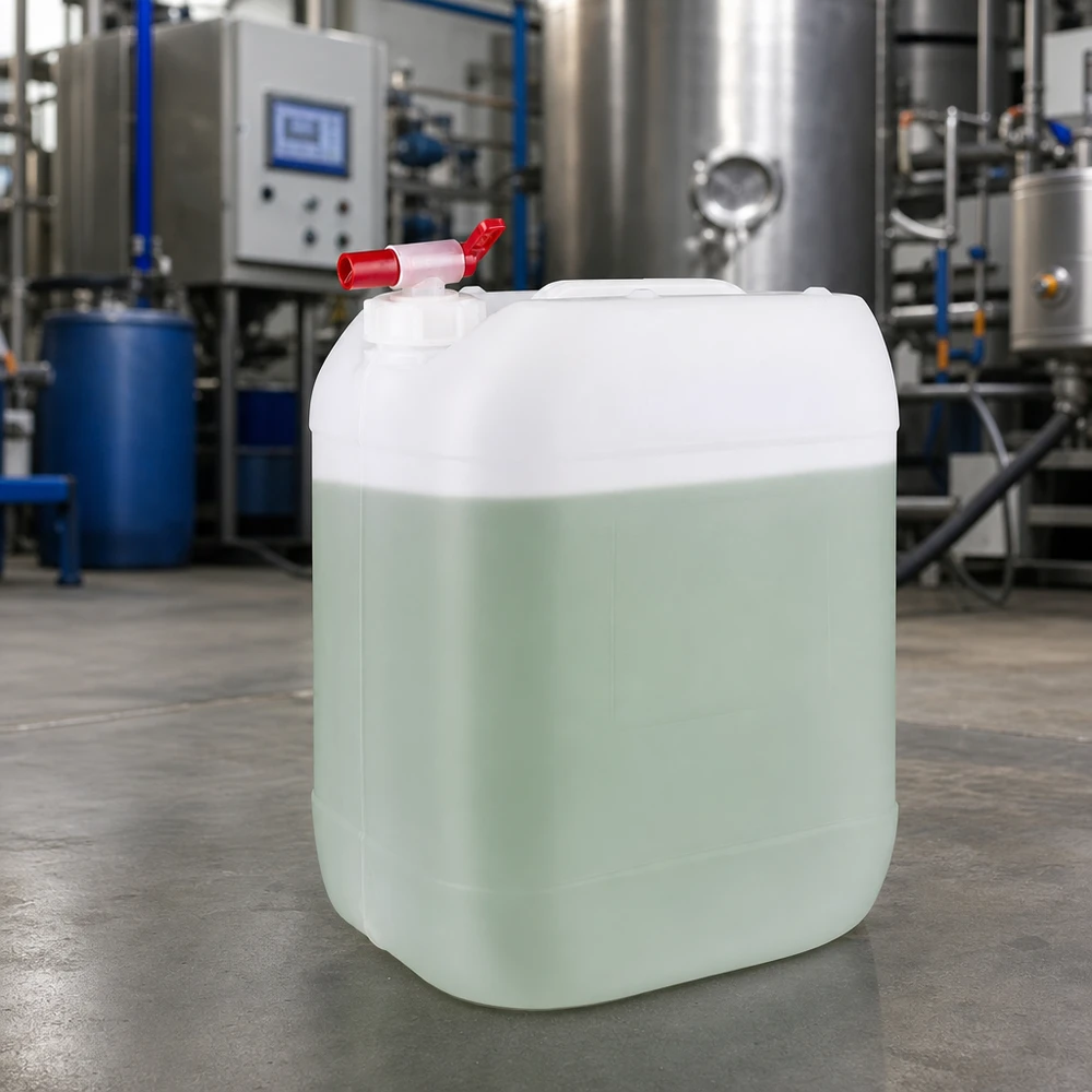 Robuster Vorratstank 20 Liter mit rotem Ventilhahn für gewerbliche Anwendungen