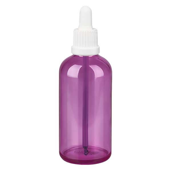 100ml pipetovac&#237; l&#225;hev b&#237;l&#225; Originality &#353;roubovac&#237; uz&#225;v&#283;r PurpleLine UT18/100