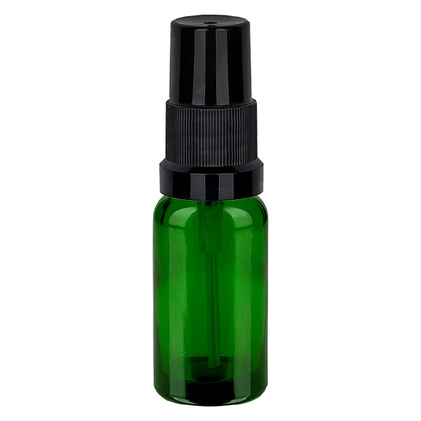 20ml lahvička s rozprašovačem černá standardní uzávěr GreenLine UT18/20