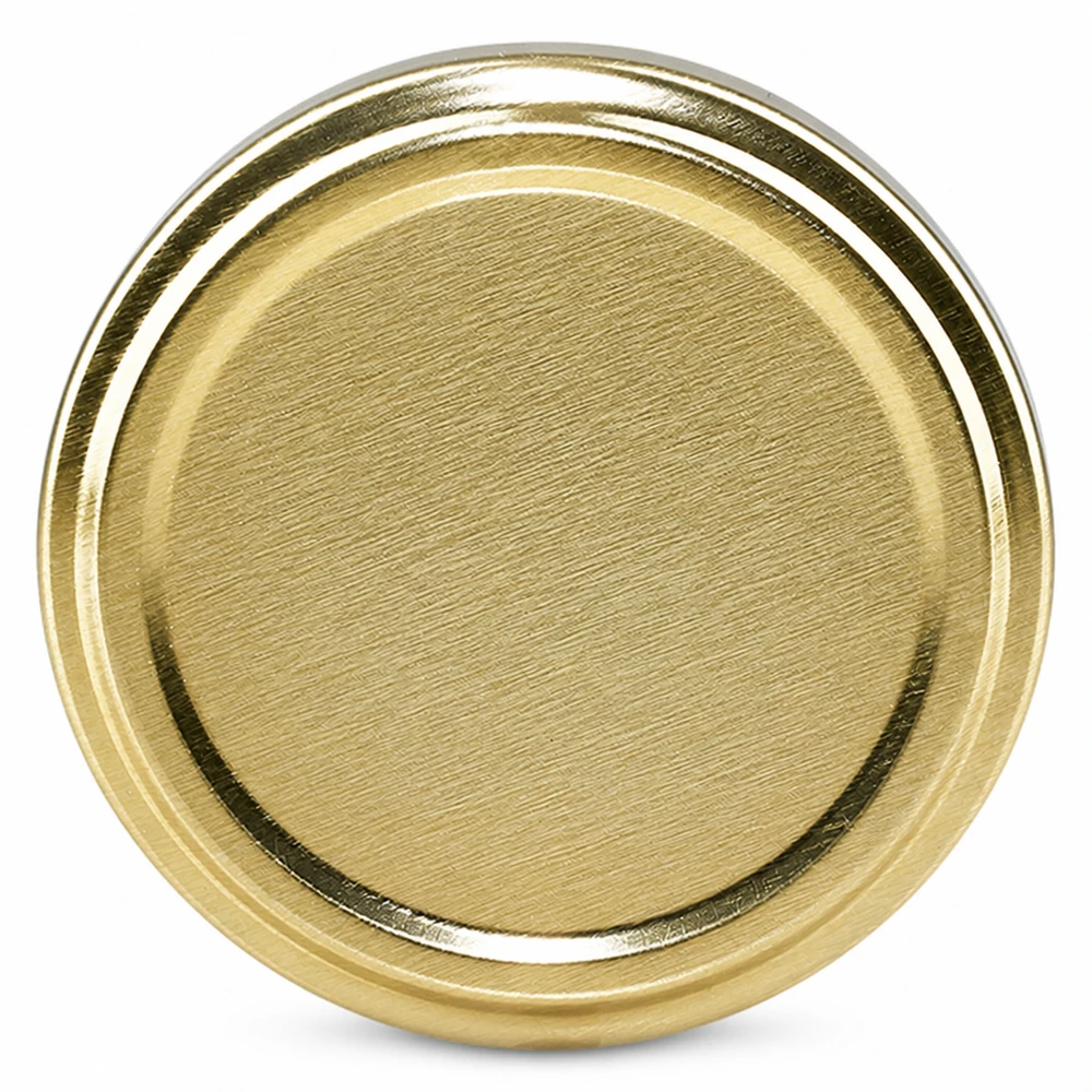 58mm víko BioSeal zlaté (TO58) UNiTWIST UNiTWIST TO58 víčko s odšroubovacím uzávěrem, zlaté, BioSeal, bez BPA a NI, víčko na zavařování unitemp, 58 mm