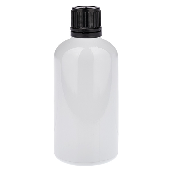 100 ml láhev 11 mm šroubovací uzávěr černý bezpečnostní uzávěr WhiteLine UT18/100 100 ml láhev 11 mm šroubovací uzávěr černý bezpečnostní uzávěr WhiteLine UT18/100