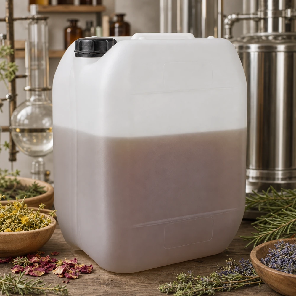 Stapelbarer Kanister 10L aus HDPE für Kräuterdestillate und botanische Flüssigkeiten