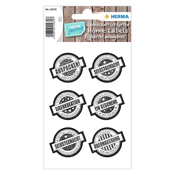 Samolepka &quot;D&#225;rek&quot; (12 samolepek s t&#345;pytkami) &#248;34mm