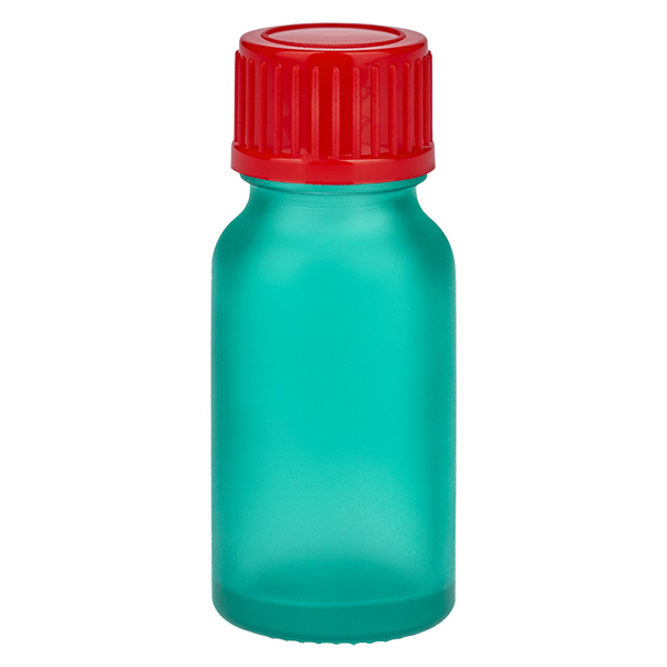 10ml láhev s 11mm šroubovacím uzávěrem červená Standard GreenLine UT18/10 10ml láhev s 11mm šroubovacím uzávěrem červená Standard GreenLine UT18/10