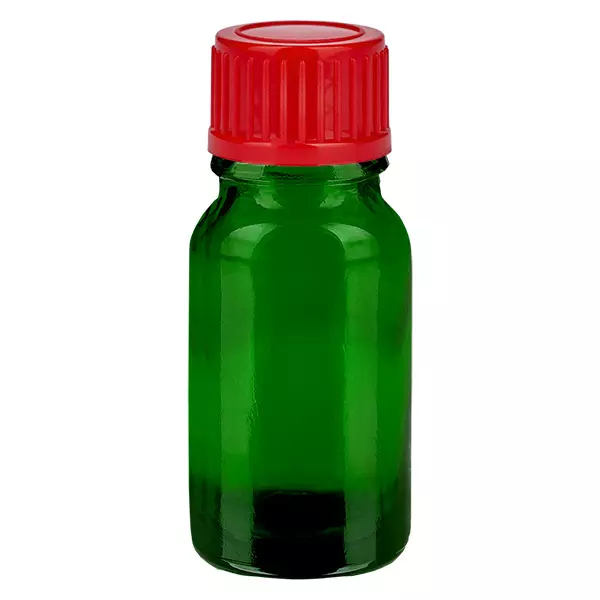 10ml láhev s 11mm šroubovacím uzávěrem červená Standard GreenLine UT18/10 10ml láhev s 11mm šroubovacím uzávěrem červená Standard GreenLine UT18/10