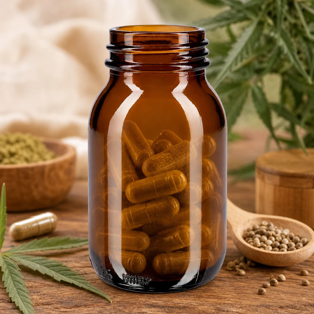 125ml láhev se širokým hrdlem z jantarového skla Kompakte 125ml Weithalsflasche aus Braunglas für professionelle Supplement Abfüllung
