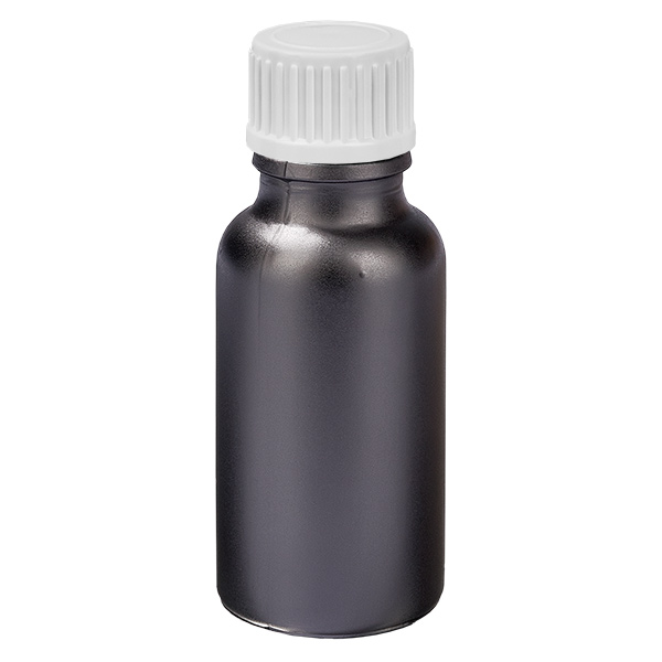 20ml lahvička s kapátkem 0,9 mm bílá standardní uzávěr BlackLine UT18/20 20ml lahvička s kapátkem 0,9 mm bílá standardní uzávěr BlackLine UT18/20