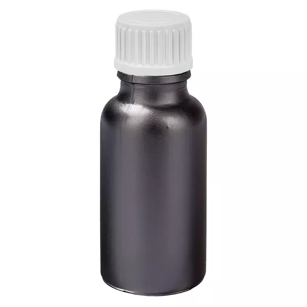 20ml lahvička s kapátkem 0,9 mm bílá standardní uzávěr BlackLine UT18/20 20ml lahvička s kapátkem 0,9 mm bílá standardní uzávěr BlackLine UT18/20