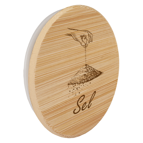 Couvercle en bois "sel" pour WECK RR100 Couvercle en bois "sel" pour WECK RR100