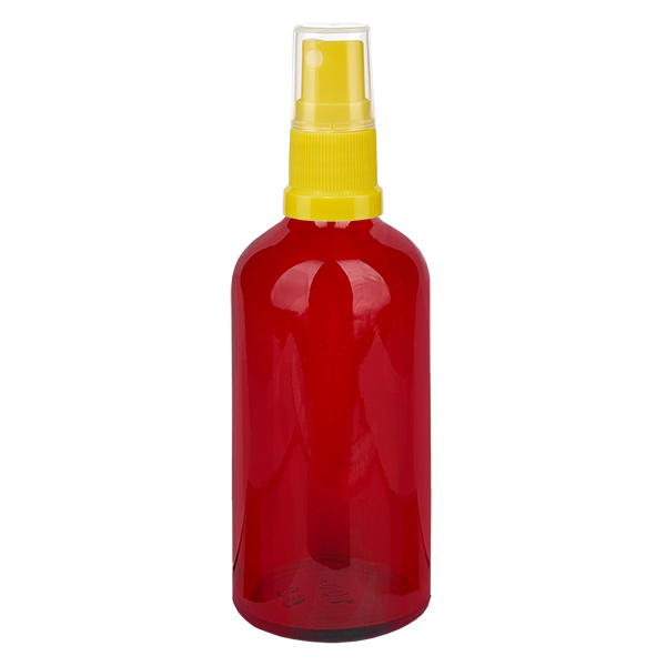 100ml lahvi&#269;ka s rozpra&#353;ova&#269;em &#382;lut&#225;/transparentn&#237; standardn&#237; uz&#225;v&#283;r RedLine UT18/100