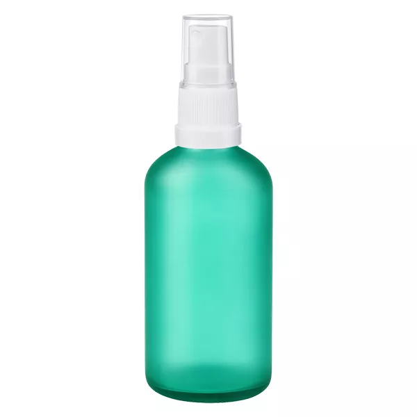 100ml lahvička s rozprašovačem bílá/transparentní standardní uzávěr GreenLine UT18/100 100ml lahvička s rozprašovačem bílá/transparentní standardní uzávěr GreenLine UT18/100