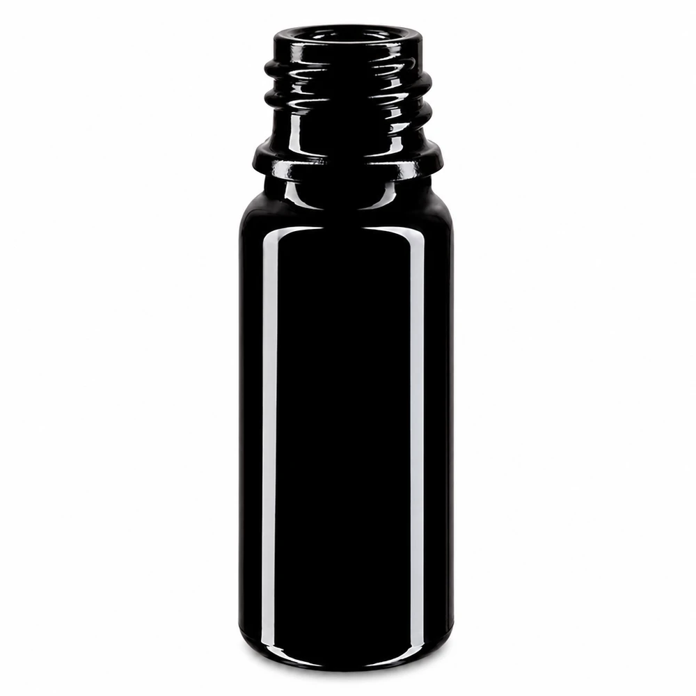 Lichtschutz Flasche 10ml aus Mironglas mit DIN 18 Gewinde für Naturkosmetik