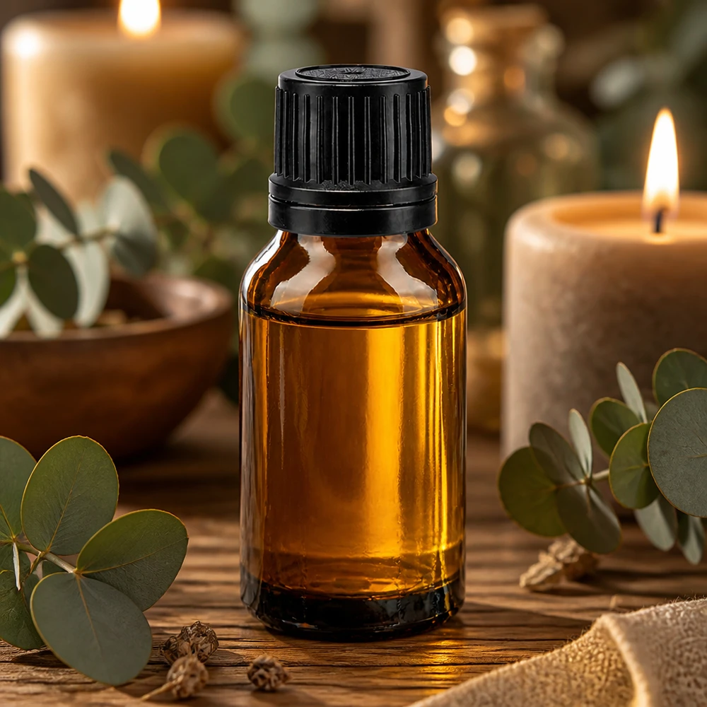 Lékárenská lahvička hnědá 15ml šroubovací uzávěr černý nalévací kroužek tamper evident uzávěr. Lichtschutzflasche 15ml mit Schraubverschluss geeignet zur Aufbewahrung von Ölen und Tinkturen