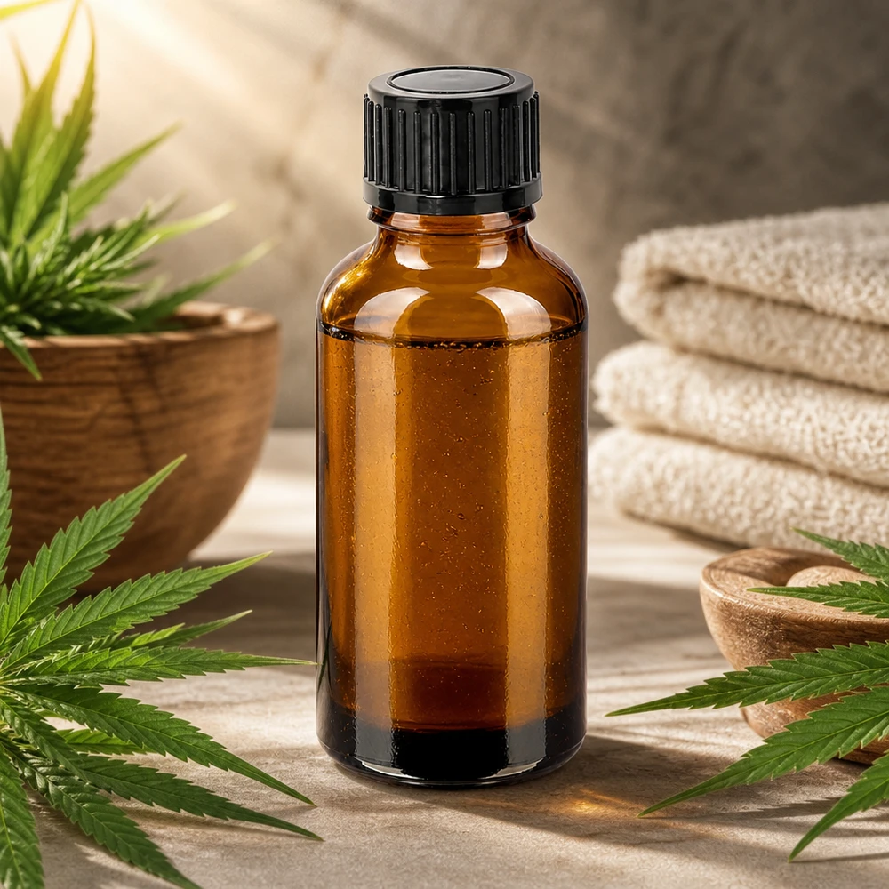 30ml láhev 11mm šroubovací uzávěr černá Standard BrownLine UT18/30 30ml Braunglasflasche mit STD-Verschlusssystem für sichere Aufbewahrung von CBD und Tinkturen