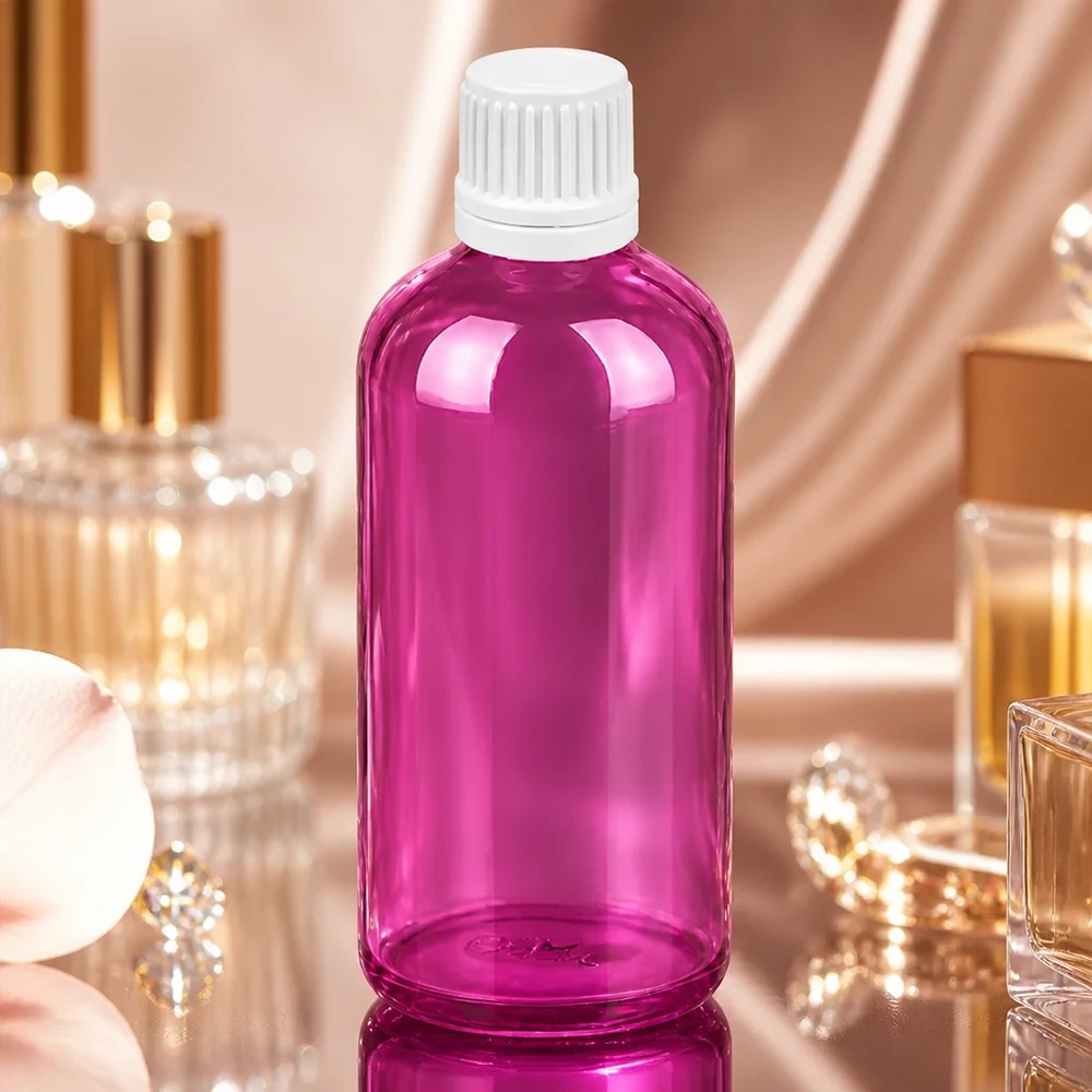 Professionelle UT18 Tropfflasche 100ml in elegantem Violett für präzise Flüssigkeitsdosierung
