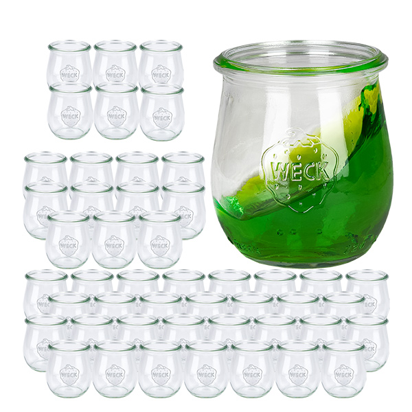 Sada 48 sklenic Weck o objemu 220 ml na tulipány.