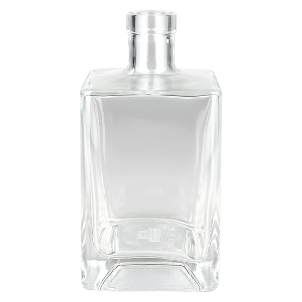 700ml Glasflasche "Gali" ohne Verschluss UNiTWIST® 700ml Glasflasche Ben ohne Verschluss UNiTWIST transparent rechteckig Spirituosenflasche leer