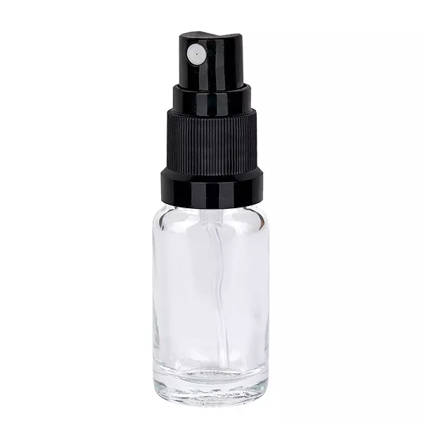 10ml lahvička s rozprašovačem černá standardní uzávěr ClearLine UT18/10 10ml lahvička s rozprašovačem černá standardní uzávěr ClearLine UT18/10