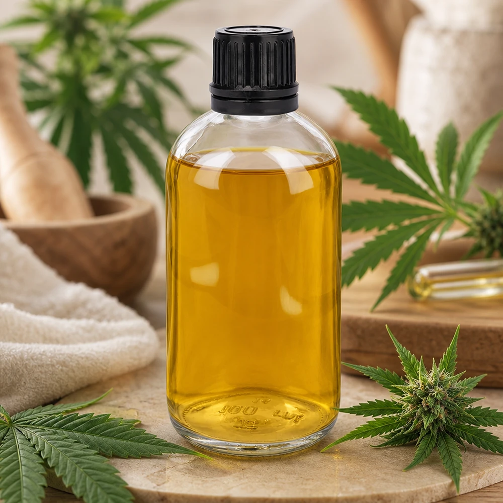 100ml globulová láhev 3mm nalévací kroužek černý standardní uzávěr ClearLine UT18/1 Leere Globuliflasche 100ml Klarglas geeignet für Cannabisöl und pflanzliche Extrakte